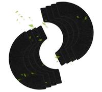 Paquete de 8 filtros de carbono compatibles con Litter Robot 4, filtros de repuesto alternativos para caja de arena para gatos, filtros de carbono de tipo grueso para absorber la arena, controlar los