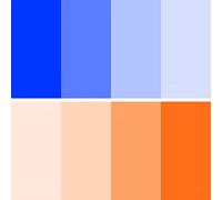 Paquete de 8 filtros de Gel de corrección de Color, 16 x 20 Pulgadas, Hoja de geles de iluminación de fotografía Azul Naranja para Linterna de Estudio fotográfico