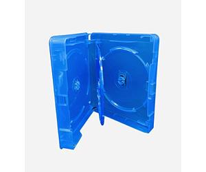 Paquete de 8 fundas Amaray para Blu-ray de 3 discos con lomo de 21 mm, calidad premium en embalaje de Dragon Trading