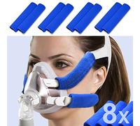 Paquete de 8 fundas de correa CPAP universales y reutilizables, almohadillas de forro polar suave para reducir las marcas rojas, suministros de kit de gran valor Medihealer