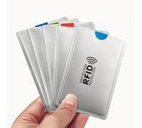 Paquete de 8 fundas protectoras para tarjetas de crédito con bloqueo RFID, para evitar robo de identidad, tarjetas de crédito, organizadoras