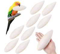 Paquete de 8 juguetes masticables de sepia para pájaros, huesos de sepia ricos en calcio para cacatúas, periquitos, reptiles, tortugas