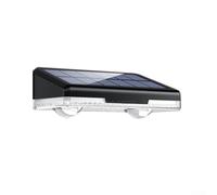Paquete de 8 luces solares RGB de pared para exteriores, IP44, impermeables, 13 modos de iluminación, 3 tonos blancos, 10 efectos de color RGB, 1000 mAh para batería, 20 horas de funcionamiento, ABS