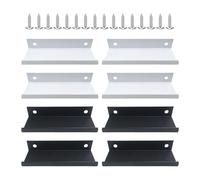 Paquete De 8 Manijas Para Gabinetes Sin Perforaciones, Manijas Para Muebles, Manijas Simples De Metal, Accesorios Para Muebles, Manijas Invisibles