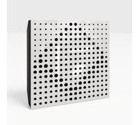 Paquete de 8 paneles acústicos pequeños "Wilds-Mini" | Panel de pared decorativo absorbente de sonido | Reducción de ruido | Absorción y difusión | 25 x 25 cm | Placas perforadas de color: [plástico