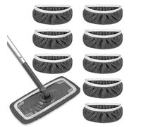 Paquete de 8 paños reutilizables de microfibra para mopa Swiffer Sweeper, 25,4 x 11,5 cm, apto para uso húmedo y seco