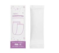 Paquete de 8 paquetes de hielo perineal para posparto con tira adhesiva, paquetes fríos perineales, paquetes de terapia de frío instantáneo 2 en 1 y almohadilla absorbente de maternidad en una