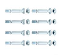 Paquete de 8 pasadores de corte con tuercas para sopladores de nieve Powersmart de dos etapas 303160355P y 303160355 diseñados para reducir el estrés de los componentes