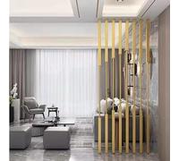 Paquete de 8 postes divisores de habitación de madera, estantes de columna modernos para privacidad de 2 a 10 pies, estantería desmontable versátil, ahorro de espacio de 190 cm para el hogar y la