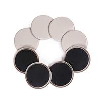 Paquete de 8 Protectores Deslizantes para Muebles, para Alfombras, Reutilizables, para Mover Muebles, Alfombras, Protectores de Piso, Posavasos, 5 Pulgadas, Beige
