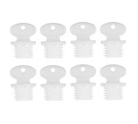 Paquete de 8 tapones de plástico ABS para botellas de agua para un sellado eficaz en proyectos de fontanería y aplicaciones domésticas