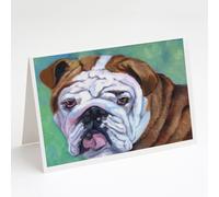 Paquete de 8 tarjetas de felicitaci?n y sobres de Admiral the English Bulldog