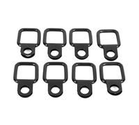 Paquete de 8 Tornillos de Cierre rápido para Techo rígido y 8 Anillos en D de Amarre,Anclas,aptas para JK YJ TJ JKU Sports/Sahara/para Rubicon X Unlimited 95 17