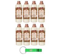 Paquete de 8 unidades Tesori d'Oriente AMMORBIDENTE BYZANTIUM Rosa Nera e Labdano, suavizante concentrado rosa negra y ládano, 38 lavados, 760 ml + llavero Beni Culinari gratuito