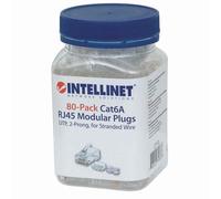 Paquete De 80 Conectores Modulares Cat.6A RJ45 UTP Ethernet LAN