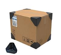 Paquete de 80 protectores de esquina para caja de envío, protectores de bordes de embalaje de plástico, protectores de esquina de embalaje de cartón, protectores de esquina de marco de 60 tipos,