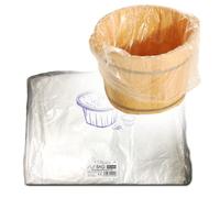 Paquete de 80 unidades PEDIBAG bolsa de plástico especial pedicura para la protección del pediluvio o bañera sesioMWorld®