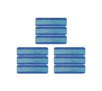 Paquete de 9 Almohadillas de Microfibra para Bona Fregona Almohadilla de Limpieza de Microfibra Compatible con Bona Mop para Limpiador de Suelos de