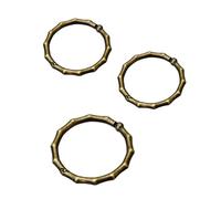 Paquete de 9 anillas metal for encuadernación libros, 20 mm/30 mm diámetro interior, for colgar hojas sueltas, tarjetas pequeñas for estudiantes, palabras, notas oficina(Bruin,30mm)