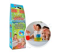 Paquete de 9 colores de agua Baff de Zimpli Kids, Gotas de baño que cambian de color, Lengüetas que cambian de color, Actividad de baño educativa y de aprendizaje para niños