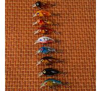 Paquete de 9 señuelos Rock Fatty Bait, señuelo para y , señuelo flotante de superficie