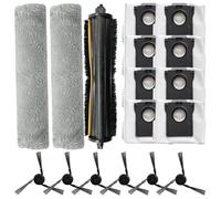 Paquete de accesorios de alto rendimiento para Mova Z5 Z5 Pro Z50 Ultra con cepillo principal, cepillos laterales flexibles, paños de fregona suaves más bolsas de filtro para limpieza del hogar (B)