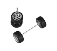 Paquete de accesorios de camión con control remoto para coche de control remoto a escala 4 1/64 con eje para riel modelo fundido a presión