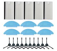 Paquete de accesorios para Tikom L9000 y para aspiradoras Lubluelu, cepillos laterales, filtros, trapos disponibles (B)