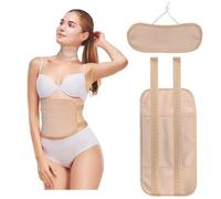 Paquete de Aceite de Ricino,2 Pcs Kit de Envoltura de Aceite de Ricino Reutilizable Kit de Paquete de Aceite de Ricino para la Cintura y el Cuello para Ayuda a Dormir
