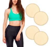 Paquete de aceite de ricino, 4 almohadillas de franela reutilizables y lavables, compresas de aceite de ricino, almohadillas de lactancia para reducir la inflamación, mejorar los senos fibroquísticos (aceite de astor no incluido)