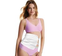 Paquete de aceite de ricino de algodón orgánico para desintoxicación del hígado, estómago, vientre, compresa de aceite de ricino reutilizable y kit de paquete con seis correas ajustables