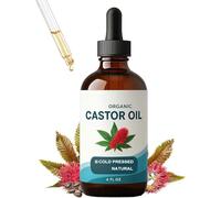 Paquete de aceite de ricino, se puede utilizar con una envoltura o parche de aceite de ricino de algodón para apoyar el hígado, mejorar la digestión, relajar los músculos y desintoxicar