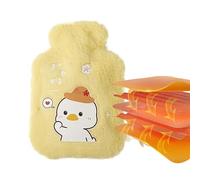 Paquete de agua caliente | Paquete de botellas reutilizables de dibujos animados de 500 ml - Bolsa de agua caliente para espalda, piernas, cuello, hombros, calambres menstruales, alivio cálido Exbert