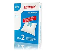 Paquete de ahorro - 20 bolsas para aspiradora Bosch BSGL32225 GL-30 / dustwave® de la marca, fabricado en Alemania, incluye 2 microfiltros