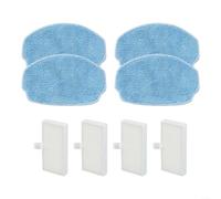 Paquete de almohadilla y filtro para fregona BR150/BR151 para robot aspirador GTTVO, perfecto para un mejor rendimiento de limpieza
