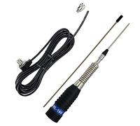 Paquete de Antena CB PNI ML160, 145 cm y Cable de conexión PNI T601 de 4 Metros de Longitud para Montaje en Soporte Fijo