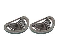 Paquete de banda de lijado 20 piezas Bandas abrasivas de óxido de aluminio Cinta bidireccional Junta Resistente al desgaste Lijado rápido para madera Caucho Metal Fibra de vidrio