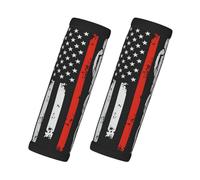 Paquete de bandera de bomberos de rayas rojas, paquete de bandera de Estados Unidos, asa de equipaje, etiqueta identificadora, marcador de agarre, accesorios de viaje, avión