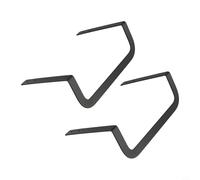 Paquete de barra de retención flotante para colchón individual en forma de L, marco de cama de metal, tope deslizante para camas de plataforma para tatami, soporte de camas anti (C 9 cm)