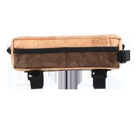 Paquete de barras transversales reflectantes de alta visibilidad, resistente a la lluvia, bolsa de marco de ciclismo para accesorios de ciclismo, bolsa impermeable para bicicleta