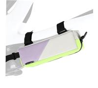 Paquete de barras transversales reflectantes de alta visibilidad, resistente a la lluvia, para accesorios de ciclismo, bolsa de marco de bicicleta con tiras reflectantes