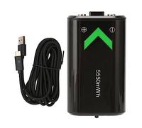 Paquete de Batería de Controlador para Xbox One para Xbox Series, Paquete de Batería de Litio Recargable de 5550 MAh con Cable de Carga Tipo C de 10 pies. Negro