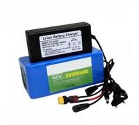 Paquete de batería de Litio Impermeable de PVC de 60 V 30 Ah 16S2P con Cargador Completo, reemplazo Recargable Compatible con Scooter de Bicicleta eléctrica