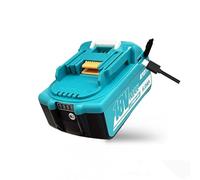 Paquete de batería de repuesto con carga USB-C para baterías Makita de 18 V y 6 Ah, equipado con un puerto de entrada/salida tipo C, compatible con las baterías Makita de 18 V BL1860B, BL1850B, BL1840