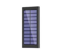 Paquete de batería externa, cargador solar portátil, bloque de panel plegable, suministro móvil impermeable, concentrador de recarga de mano, batería externa portátil de 10000 mAh para exteriores