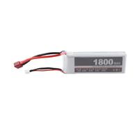 Paquete de batería LiPo 11,1 V 3S 1800mAh 25C batería LiPo Recargable para RC Coche avión helicóptero (Enchufe en T)