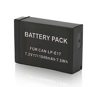 Paquete de Batería LP-E17, Batería de Iones de Litio Inteligente de Alta Capacidad para Cámara 200D II R10 RP 750D M6mark2 800D 850D 77D 760D M3 M5, 7,5 WH 1040 MAh