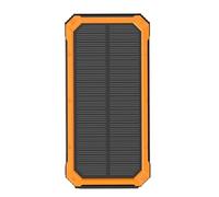 Paquete de Batería Solar | 10000mAh Impermeable para Supervivencia - Soporta Carga Inalámbrica - para Teléfono Inteligente Cámara Tableta Senderismo Viaje Viaje por Carretera