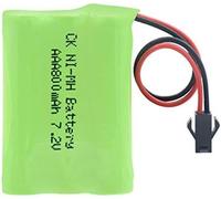 Paquete De Baterías Recargables De 7.2 V. 800 Mah. 6 AAA. con Conector para Baterías Recargables AAA De Sm-2p