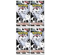 Paquete de BB-Toy-Trades Toploader & 4 Pokemon White Flare Booster Packs SV11w - Coreano/Coreano